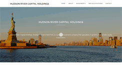 Desktop Screenshot of hudsonrivercapital.com