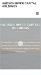 Mobile Screenshot of hudsonrivercapital.com